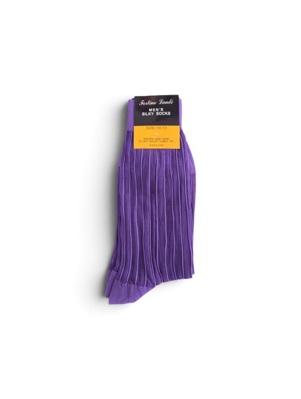 MENS FORTINO LANDI/ MILANO MODA PURPLE SILKY SHEER DRESS SOCK S01.